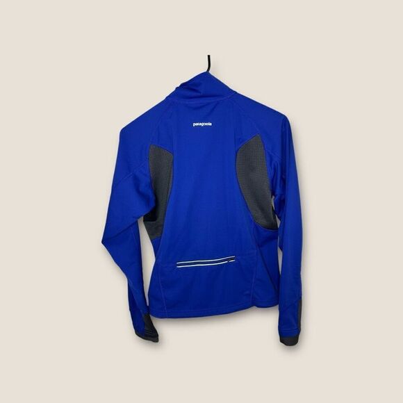 Patagonia Women’s Wind Shield Jacket Harvest Moon blue Size Small - Picture 3 of 11